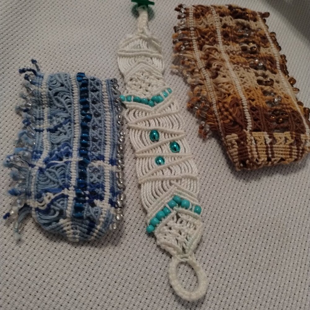Vintage handmade bracelets (3)